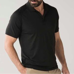 LULULEMON METAL VENT TECH POLO  XL Deep Coal